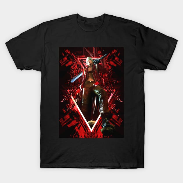 Devil May Cry 3 Dante Sparda T-Shirt by syanart